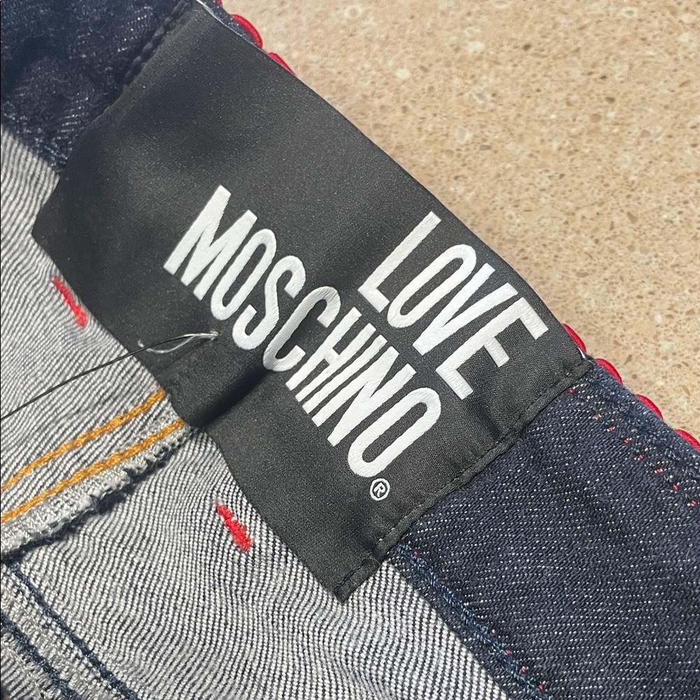 Moschino Dark Denim with Red Stitching - Picture 2 of 16